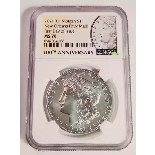 2021 'O' New Orleans Privy Mark First Day of Issue 