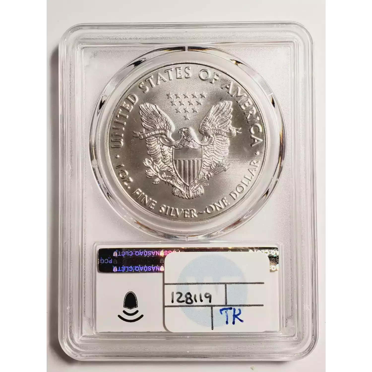 2021-(P) $1 Silver Eagle - T1 Emergency Issue Struck at Philadelphia First Strike (2)