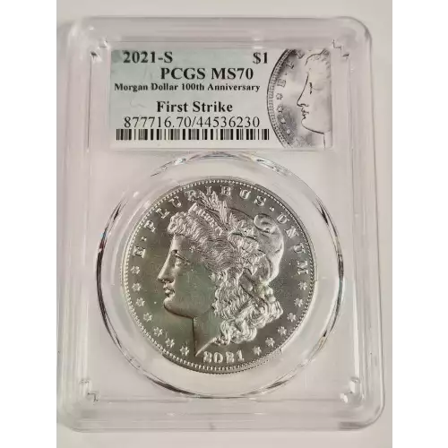2021-S $1 Morgan Dollar 100th Anniversary First Strike