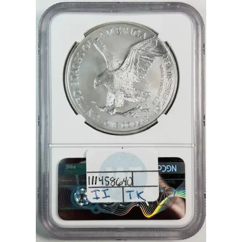 2021 W Eagle Landing T-2 First Day of Issue Burnished Silver Eagle (2)