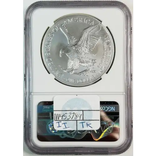 2022 W First Day of Issue Burnished Silver Eagle (2)