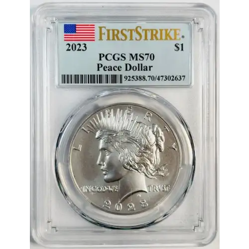 2023 $1 Peace Dollar First Strike