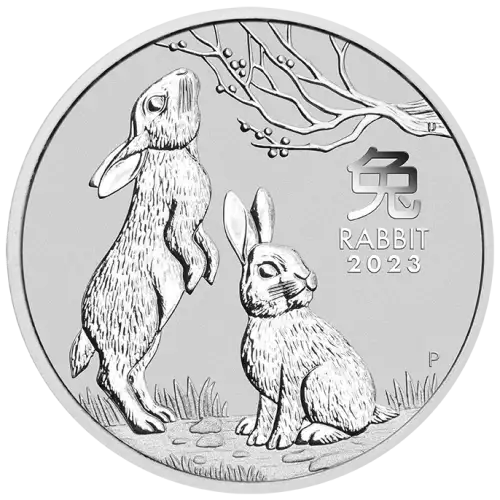 2023 1kg Australian Perth Mint Lunar Series III: Year of the Rabbit (2)