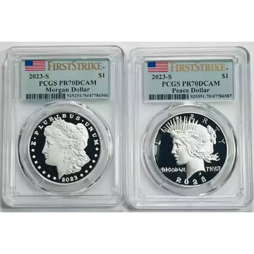 2023-S $1 Morgan Dollar First Strike, DCAM