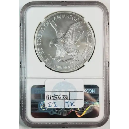 2023 W First Day of Issue Burnished Silver Eagle (2)