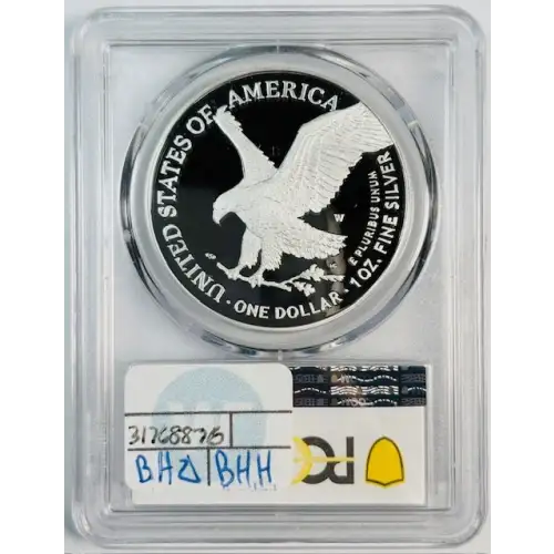 2025-W $1 Silver Eagle w/ Laser Privy, DCAM (2)