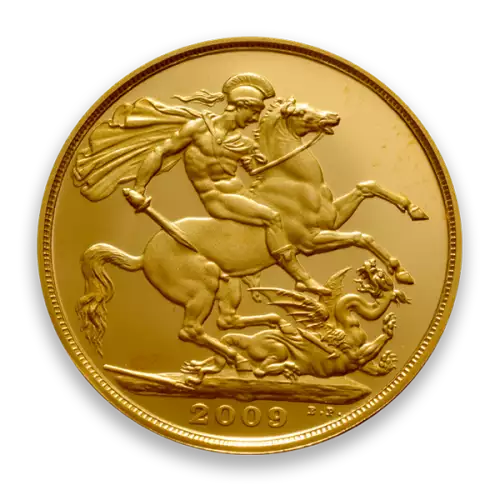 British Gold 5 Pound Sovereign - uncertified. (3)