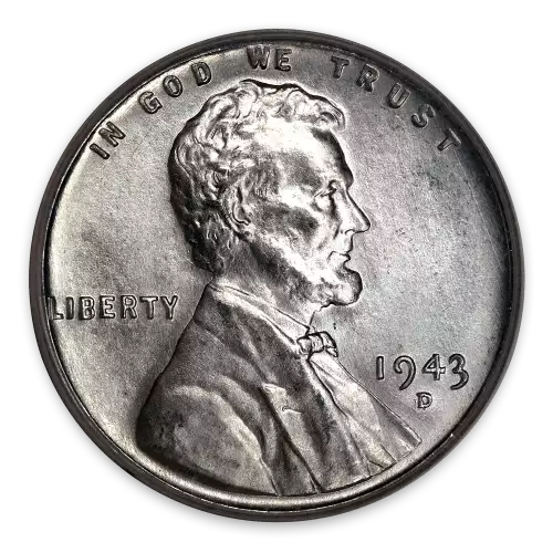 Cent - Lincoln Wheat Ear reverse STEEL -  Circulated