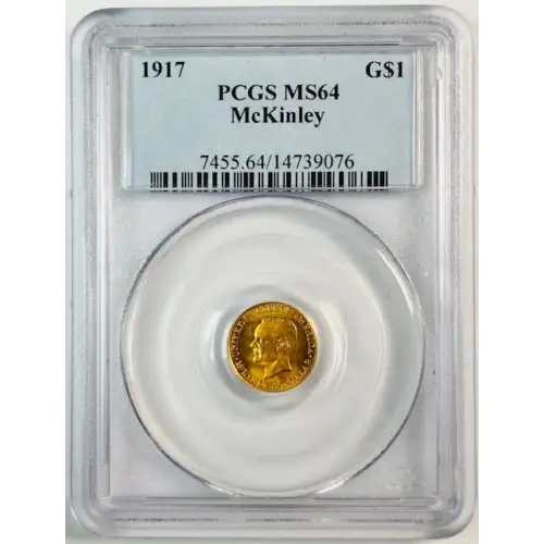 Classic Commemorative Gold--- McKinley Memorial 1916-1917 -Gold- 1 Dollar
