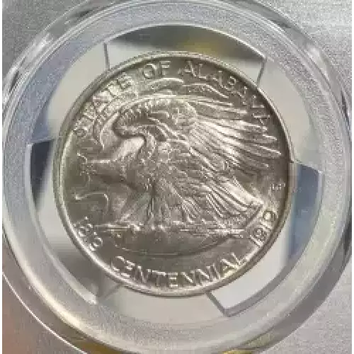 Classic Commemorative Silver--- Alabama Centennial 1921 -Silver- 0.5 Dollar (4)