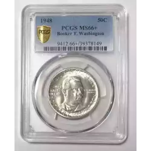 Classic Commemorative Silver--- Booker T. Washington Memorial 1946-1951-Silver- 0.5 Dollar (2)