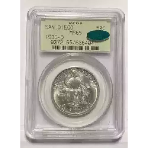 Classic Commemorative Silver--- California Pacific International Exposition 1935-1936-Silver- 0.5 Dollar (2)