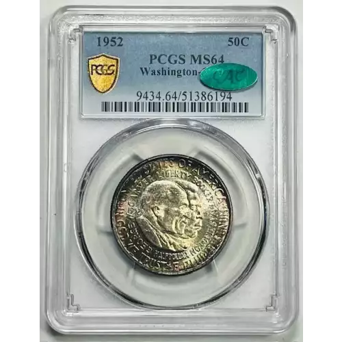 Classic Commemorative Silver---Carver/Washington Commemorative 1951-1954-Silver- 0.5 Dollar