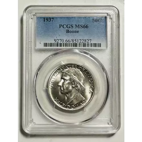 Classic Commemorative Silver--- Daniel Boone Bicentennial 1934-1938-Silver- 0.5 Dollar (2)