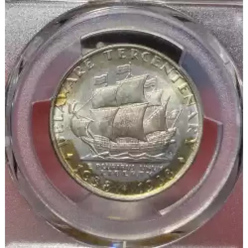 Classic Commemorative Silver--- Delaware Tercentenary 1936 -Silver- 0.5 Dollar (4)