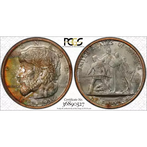 Classic Commemorative Silver--- Elgin, Illinois, Centennial 1936 -Silver- 0.5 Dollar