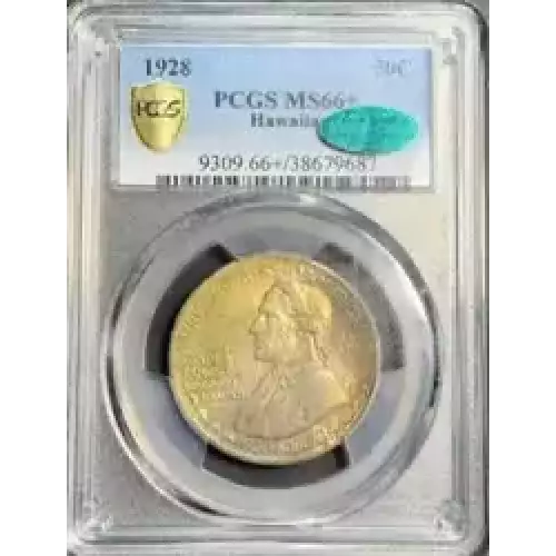 Classic Commemorative Silver--- Hawaiian Sesquicentennial 1928 -Silver- 0.5 Dollar