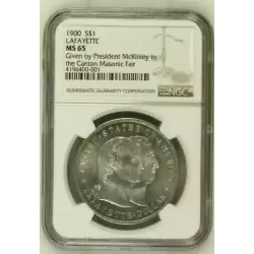 Classic Commemorative Silver--- Lafayette Dollar 1900