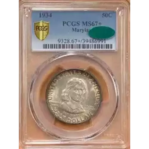 Classic Commemorative Silver--- Maryland Tercentenary 1934 -Silver- 0.5 Dollar (3)
