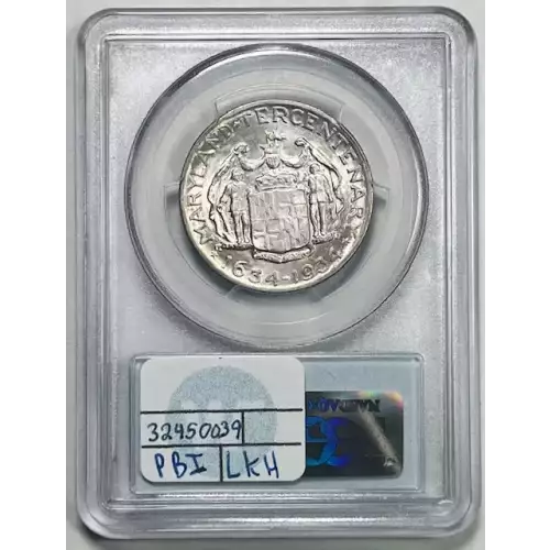 Classic Commemorative Silver--- Maryland Tercentenary 1934 -Silver- 0.5 Dollar