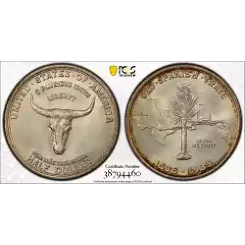 Classic Commemorative Silver--- Old Spanish Trail 1935 -Silver- 0.5 Dollar