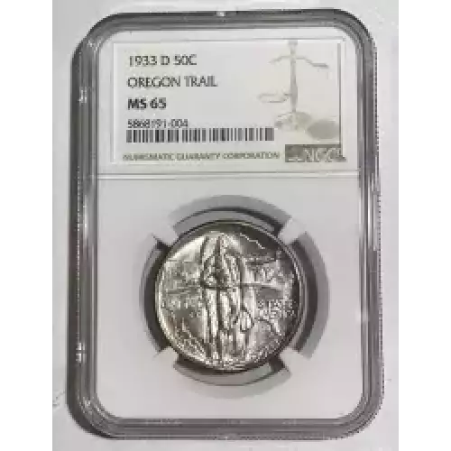 Classic Commemorative Silver Oregon Trail Memorial 1926 -1939 Silver -  0.5 Dollar