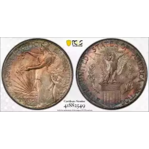 Classic Commemorative Silver--- Panama - Pacific Exposition 1915 -Silver- 0.5 Dollar (3)