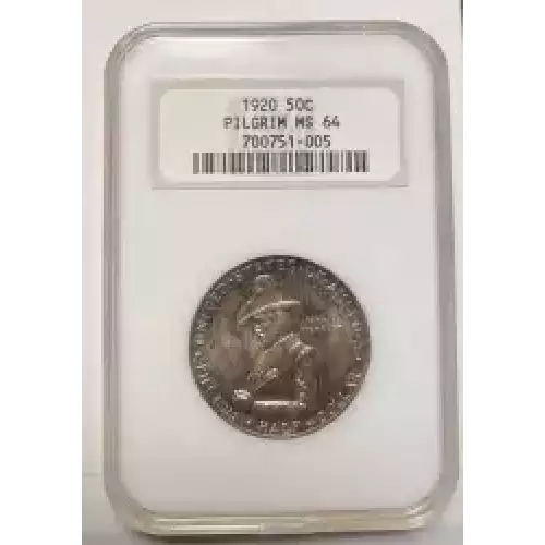 Classic Commemorative Silver--- Pilgrim Tercentenary 1920-1921-Silver- 0.5 Dollar