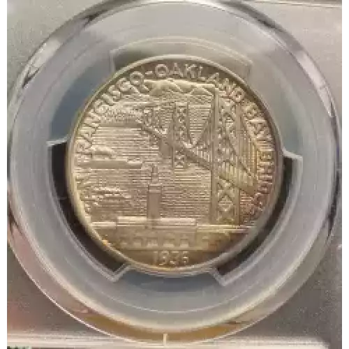 Classic Commemorative Silver--- San Francisco - Oakland Bay Bridge Opening 1936 -Silver- 0.5 Dollar (4)