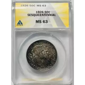 Classic Commemorative Silver--- Sesquicentennial of American Independence 1926 -Silver- 0.5 Dollar