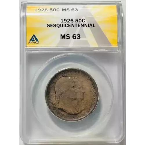 Classic Commemorative Silver--- Sesquicentennial of American Independence 1926 -Silver- 0.5 Dollar