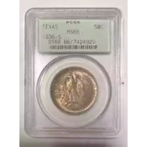 Classic Commemorative Silver--- Texas Independence Centennial 1934-1938-Silver- 0.5 Dollar (4)