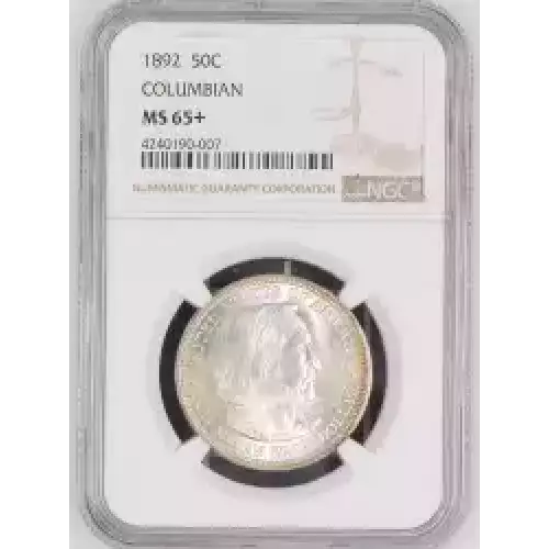 Classic Commemorative Silver--- World's Columbian Exposition Half Dollar 1892 - 1893 -Silver- 0.5 Dollar (2)