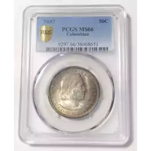 Classic Commemorative Silver--- World's Columbian Exposition Half Dollar 1892 - 1893 -Silver- 0.5 Dollar