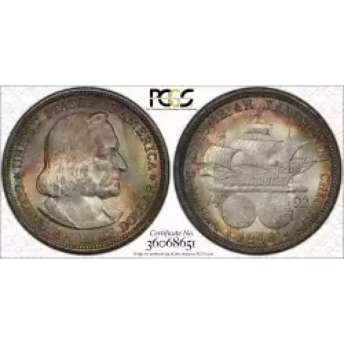 Classic Commemorative Silver--- World's Columbian Exposition Half Dollar 1892 - 1893 -Silver- 0.5 Dollar (3)