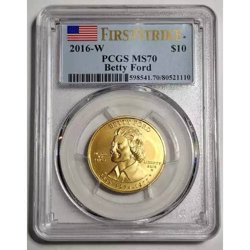 Gold Bullion-First Spouse Gold Bullion Coins--$10 Louisa Adams 2008 -Gold- 10 Dollar