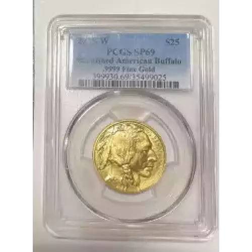 Gold Bullion-Gold Buffaloes--$25 Gold Buffalo 1/2 oz (2008)  -Gold- 25 Dollar (2)