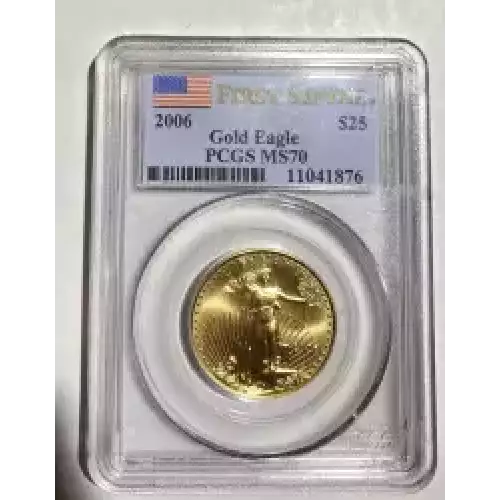 Gold Bullion-Gold Eagles--$25 Gold Eagle 1/2 oz -Gold- 25 Dollar
