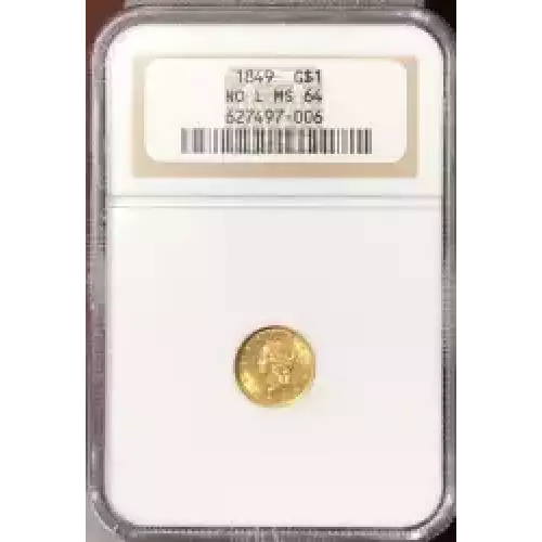 Gold Dollars---Liberty Head 1849-1854 -Gold- 1 Dollar