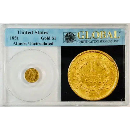 Gold Dollars---Liberty Head 1849-1854 -Gold- 1 Dollar