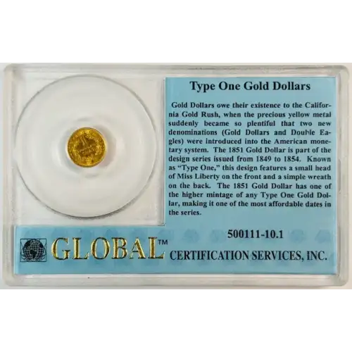 Gold Dollars---Liberty Head 1849-1854 -Gold- 1 Dollar