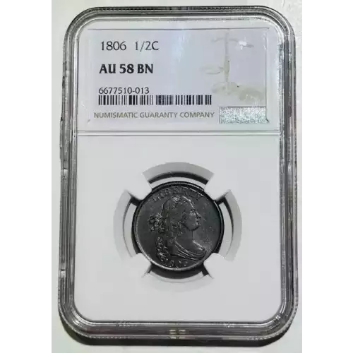 Half Cent Draped Bust-1800-08 -Copper