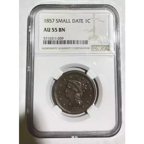 Half Cents -Braided Hair 1840-57 -Copper