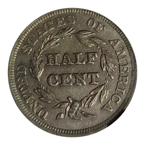 Half Cents -Braided Hair 1840-57 -Copper