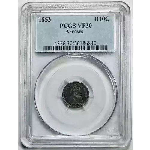 Half Dimes---Liberty Seated 1837-1873-Silver- 0.5 Dime