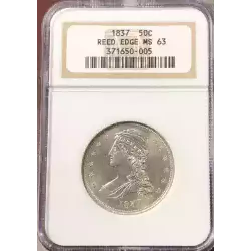 Half Dollars---Capped Bust, Reeded Edge 1836-1839 -Silver- 0.5 Dollar
