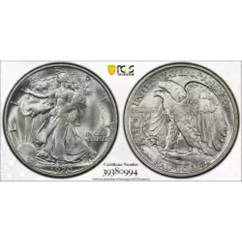 Half Dollars---Liberty Walking 1916-1947 -Silver- 0.5 Dollar (4)