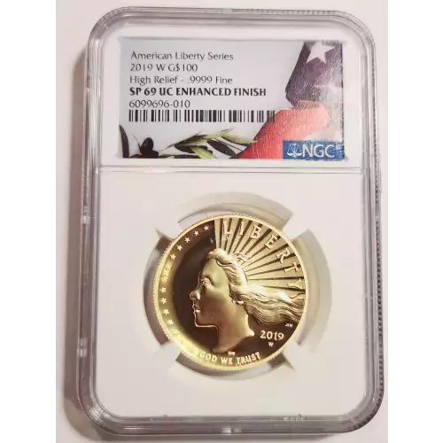 High Relief $100 Gold