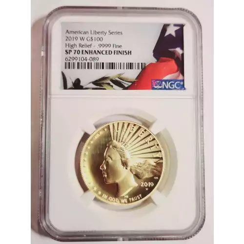 High Relief $100 Gold