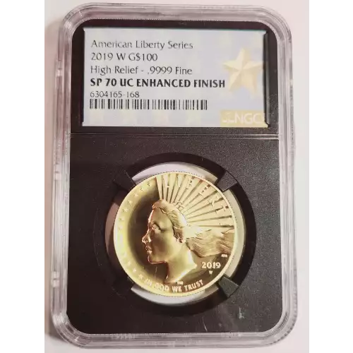 High Relief $100 Gold